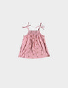 Girl's Smocked Summer Dress in Starfish