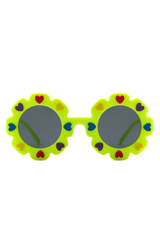 Round Circle Heart Sunglasses