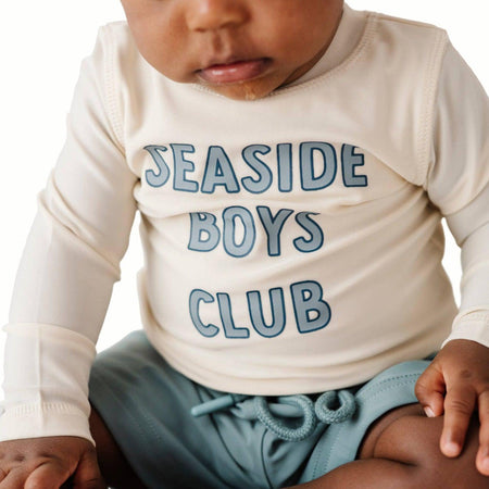 Boy's Rashguard Top in Seaside Boys Club