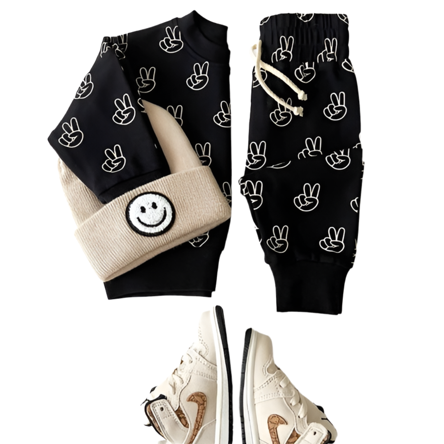 Peace Up! Two piece jogger set