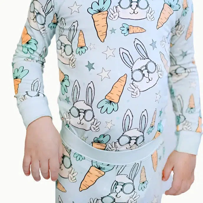 Cool Bunny Easter Bamboo Set