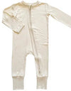 Cream Bamboo Zippy Romper