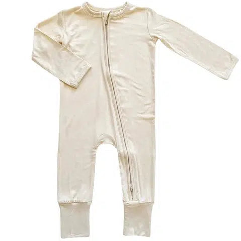 Cream Bamboo Zippy Romper