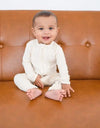 Cream Bamboo Zippy Romper