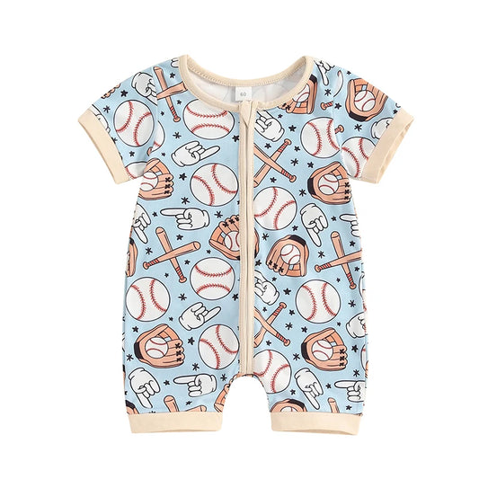 Take Me Out To The Ball Game Romper