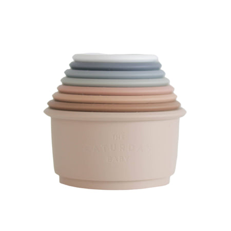 The Saturday Baby Silicone Stacking Cups