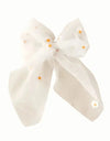 Fresh Daisies Tulle Statement Bow