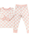 Blush Checkered Two Piece Set